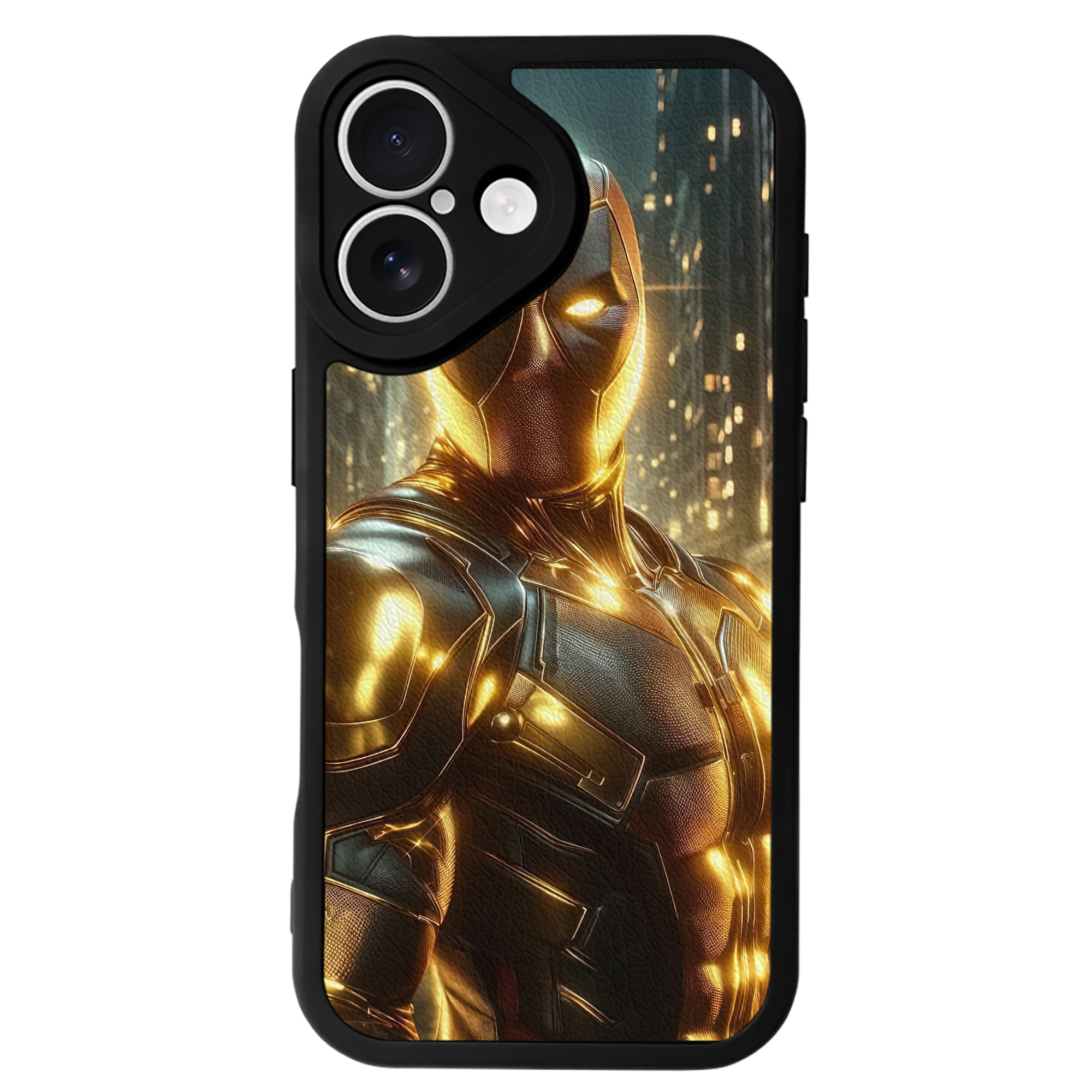（画像用） Deadpool デッドプール 【iPhone 16シリーズ対応】シリコンスマホケース（レザー調） 材質：シリコン